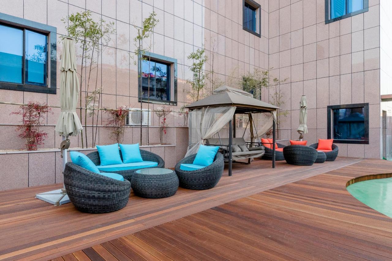 Air Sky Hotel Пусан Экстерьер фото